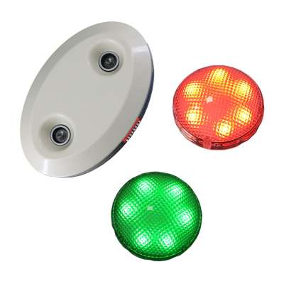 Parking space ultrasonic sensor PGS parking guidance system ultrasonic sensor with Red Green LED indicator lights