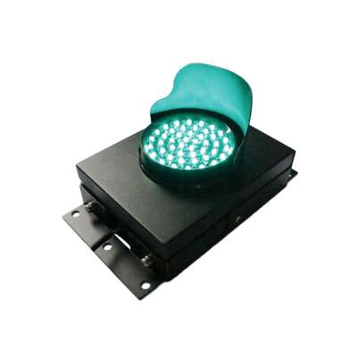 Outdoor mini 100mm red green 2 in 1 one aspect led traffic light lamp