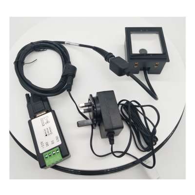 RS232 barcode scanner convert signal data to wiegand access controller through RS232 to wiegand converter