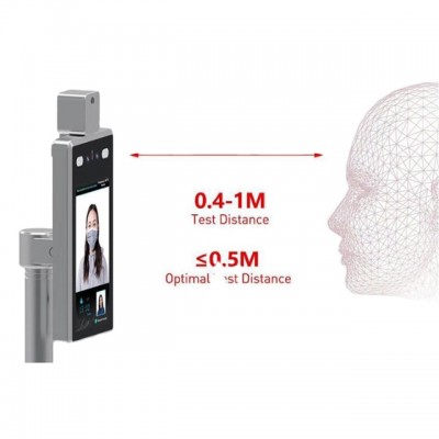 Thermal face recognition human body camera system with temperature measurement access control